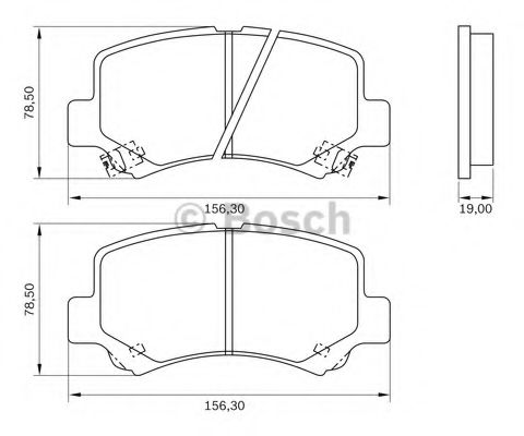 BOSCH 0 986 BB0 799 Тормозные колодки передний мост для CHERY FACE (Чери Фаcэ) BOSCH 0 986 BB0 799 Тормозные колодки передний мост для CHERY FACE (Чери Фаcэ)