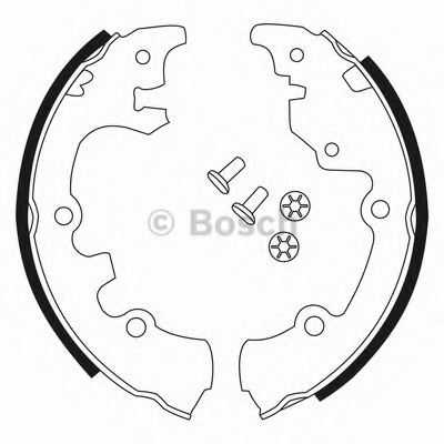 BOSCH 0 986 BB3 507 Тормозные колодоки задний мост для FORD-USA (Форд-уса) BOSCH 0 986 BB3 507 Тормозные колодоки задний мост для FORD-USA (Форд-уса)