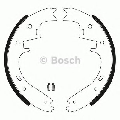 BOSCH 0 986 BB3 511 Тормозные колодоки задний мост для DODGE DAKOTA (Додж Дакота) BOSCH 0 986 BB3 511 Тормозные колодоки задний мост для DODGE DAKOTA (Додж Дакота)
