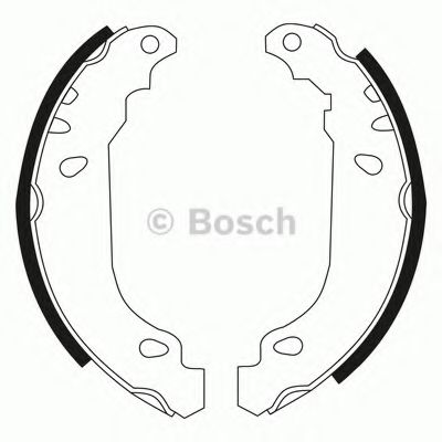 BOSCH 0 986 BB3 535 Тормозные колодоки для PEUGEOT 206 SW (Пежо 206 св) BOSCH 0 986 BB3 535 Тормозные колодоки для PEUGEOT 206 SW (Пежо 206 св)