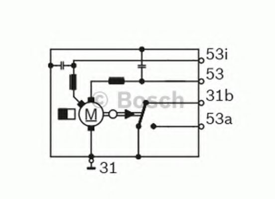 BOSCH F 006 WM0 304 Двигатель стеклоочистителя F3R для RENAULT SCNIC I (Рено Сценик и)
