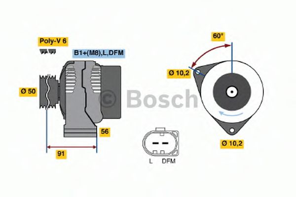 BOSCH 0 124 515 133 Генератор 120 для MERCEDES-BENZ M-CLASS (Мэрcэдэс-бэнз М-cласс) BOSCH 0 124 515 133 Генератор 120 для MERCEDES-BENZ M-CLASS (Мэрcэдэс-бэнз М-cласс)