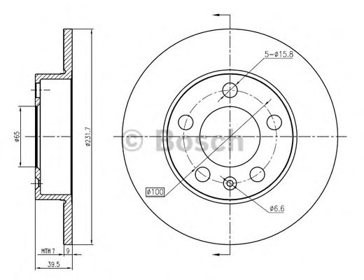 BOSCH 0 986 BB4 359 Тормозной диск задний мост для SEAT TOLEDO II (Сеат Толедо 2) BOSCH 0 986 BB4 359 Тормозной диск задний мост для SEAT TOLEDO II (Сеат Толедо 2)