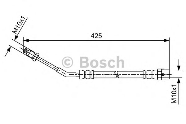 BOSCH 1 987 481 579 Тормозной шланг Задний мост слева для BMW (Бмв) BOSCH 1 987 481 579 Тормозной шланг Задний мост слева для BMW (Бмв)