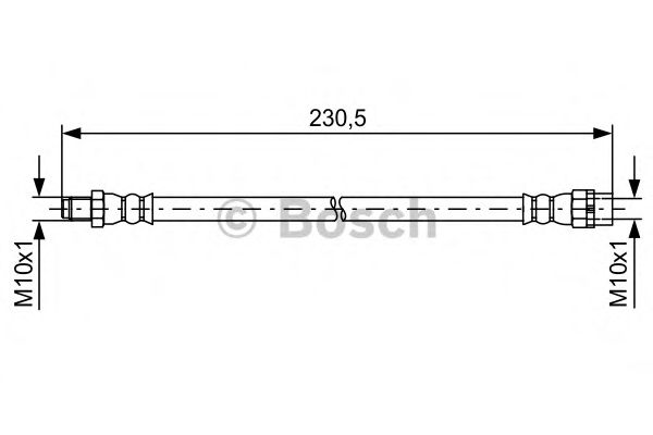 BOSCH 1 987 481 599 Тормозной шланг для BMW (Бмв) BOSCH 1 987 481 599 Тормозной шланг для BMW (Бмв)