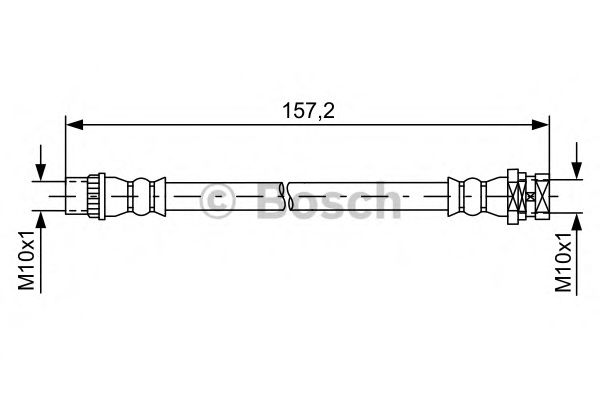 BOSCH 1 987 481 624 Тормозной шланг слева для RENAULT MEGANE CC (Рено Меган сс) BOSCH 1 987 481 624 Тормозной шланг слева для RENAULT MEGANE CC (Рено Меган сс)