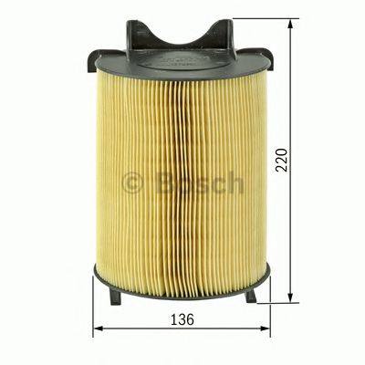 BOSCH 0 986 626 801 Воздушный фильтр 05 2015 для VOLKSWAGEN CADDY III (Фольксваген Кадди 3) BOSCH 0 986 626 801 Воздушный фильтр 05 2015 для VOLKSWAGEN CADDY III (Фольксваген Кадди 3)
