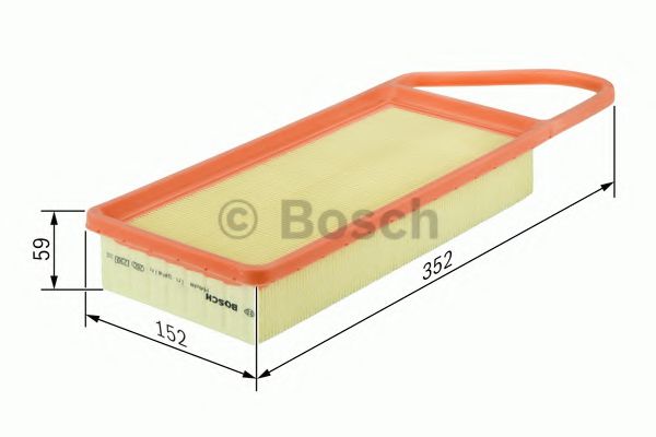 BOSCH 0 986 626 853 Воздушный фильтр для CITROËN C5 III (CитроËн С5 3) BOSCH 0 986 626 853 Воздушный фильтр для CITROËN C5 III (CитроËн С5 3)