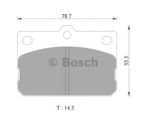 BOSCH 0 986 505 304 Тормозные колодки для MITSUBISHI GALANT (Митсубиши/митсубиси Галант) BOSCH 0 986 505 304 Тормозные колодки для MITSUBISHI GALANT (Митсубиши/митсубиси Галант)