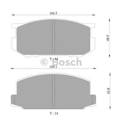 BOSCH 0 986 505 321 Тормозные колодки для TOYOTA COROLLA SPRINTER (Тойота/тоета Cоролла спринтэр) BOSCH 0 986 505 321 Тормозные колодки для TOYOTA COROLLA SPRINTER (Тойота/тоета Cоролла спринтэр)