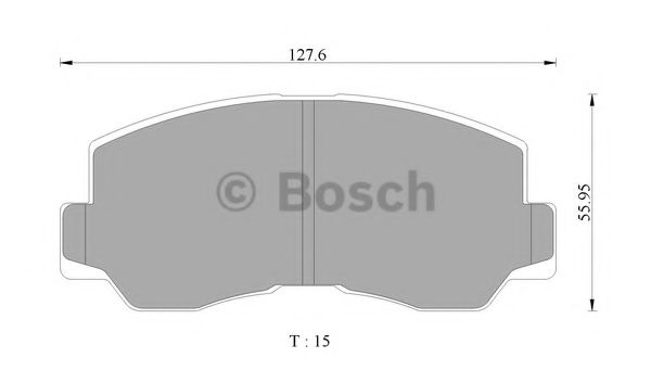 BOSCH 0 986 505 330 Тормозные колодки для MITSUBISHI MONTERO (Митсубиши/митсубиси Монтэро) BOSCH 0 986 505 330 Тормозные колодки для MITSUBISHI MONTERO (Митсубиши/митсубиси Монтэро)