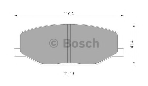 BOSCH 0 986 505 345 Тормозные колодки для SUZUKI JIMNY SIERRA (Сузуки Жимнъ сиэрра) BOSCH 0 986 505 345 Тормозные колодки для SUZUKI JIMNY SIERRA (Сузуки Жимнъ сиэрра)
