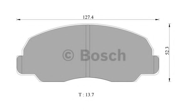 BOSCH 0 986 505 350 Тормозные колодки для DAIHATSU FEROZA HARD TOP (Дайхатсу Фэроза хард топ) BOSCH 0 986 505 350 Тормозные колодки для DAIHATSU FEROZA HARD TOP (Дайхатсу Фэроза хард топ)
