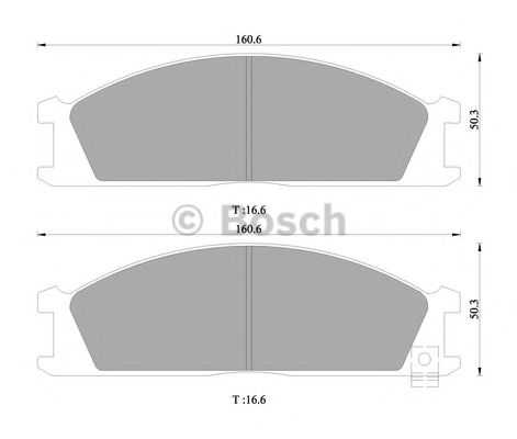 BOSCH 0 986 505 363 Тормозные колодки для NISSAN PICKUP III (Ниссан Пиcкуп 3) BOSCH 0 986 505 363 Тормозные колодки для NISSAN PICKUP III (Ниссан Пиcкуп 3)