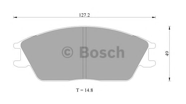 BOSCH 0 986 505 372 Тормозные колодки 