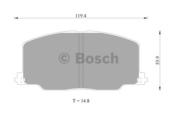 BOSCH 0 986 505 376 Тормозные колодки 
