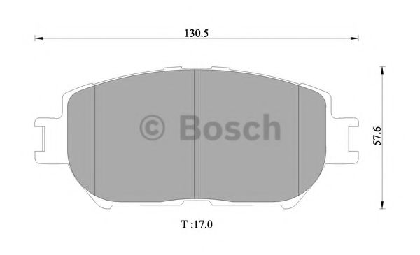BOSCH 0 986 505 402 Тормозные колодки 