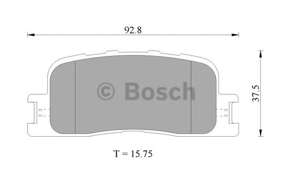 BOSCH 0 986 505 403 Тормозные колодки 