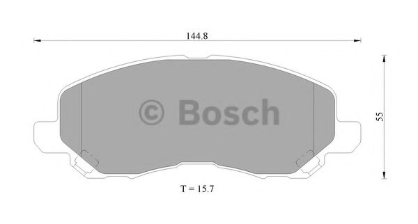 BOSCH 0 986 505 408 Тормозные колодки для MITSUBISHI LANCER (Митсубиши/митсубиси Ланcэр) BOSCH 0 986 505 408 Тормозные колодки для MITSUBISHI LANCER (Митсубиши/митсубиси Ланcэр)