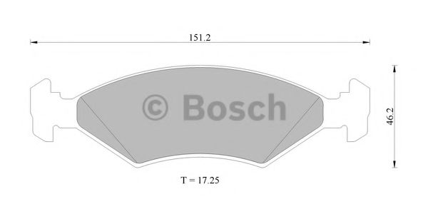BOSCH 0 986 505 616 Тормозные колодки для MAZDA SOHO III (Мазда Сохо 3) BOSCH 0 986 505 616 Тормозные колодки для MAZDA SOHO III (Мазда Сохо 3)