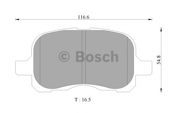 BOSCH 0 986 505 647 Тормозные колодки 