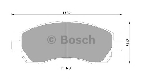 BOSCH 0 986 505 662 Тормозные колодки 