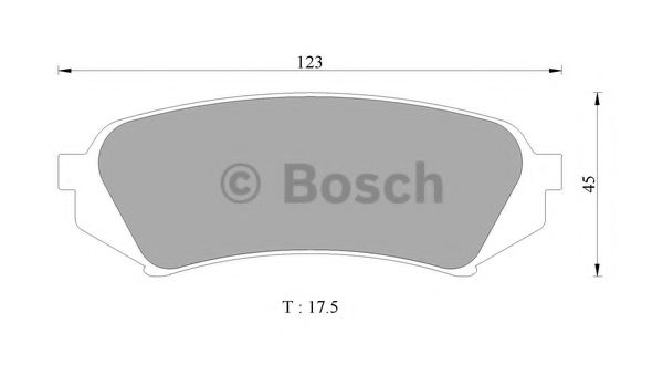 BOSCH 0 986 505 679 Тормозные колодки для TOYOTA PRADO (Тойота/тоета Прадо) BOSCH 0 986 505 679 Тормозные колодки для TOYOTA PRADO (Тойота/тоета Прадо)