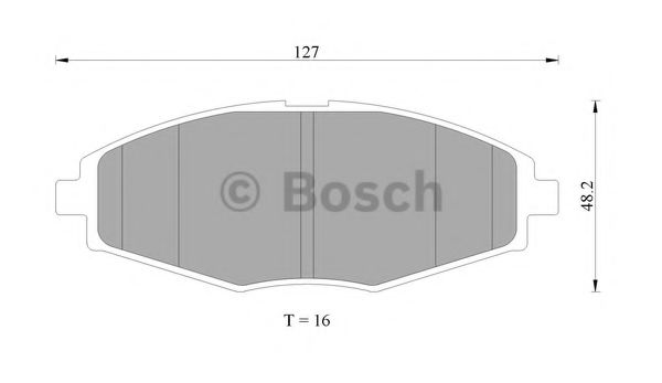 BOSCH 0 986 505 680 Тормозные колодки для DAEWOO MATIZ (Дэу Матиз) BOSCH 0 986 505 680 Тормозные колодки для DAEWOO MATIZ (Дэу Матиз)