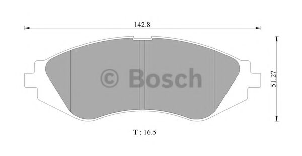 BOSCH 0 986 505 682 Тормозные колодки для DAEWOO KONDOR (Дэу Кондор) BOSCH 0 986 505 682 Тормозные колодки для DAEWOO KONDOR (Дэу Кондор)