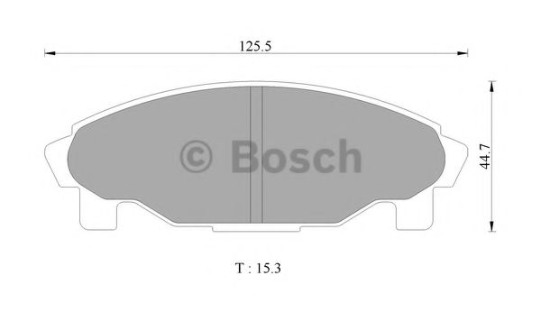 BOSCH 0 986 505 695 Тормозные колодки 
