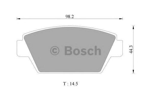 BOSCH 0 986 505 741 Тормозные колодки 