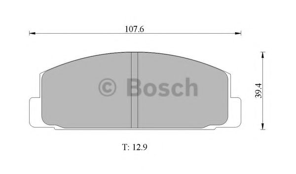 BOSCH 0 986 505 777 Тормозные колодки 