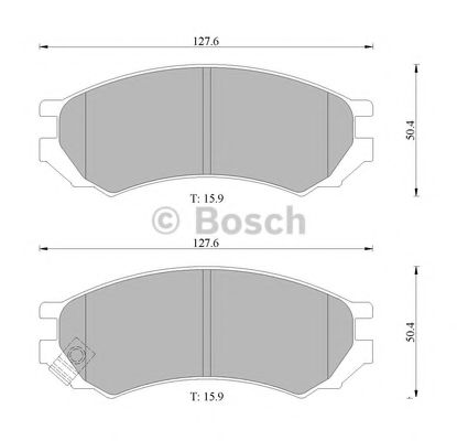 BOSCH 0 986 505 787 Тормозные колодки для NISSAN PRIMERA (Ниссан Примера) BOSCH 0 986 505 787 Тормозные колодки для NISSAN PRIMERA (Ниссан Примера)