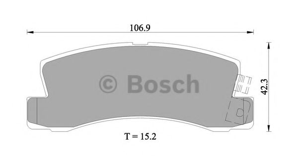 BOSCH 0 986 505 924 Тормозные колодки 