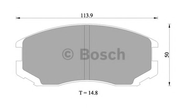 BOSCH 0 986 505 936 Тормозные колодки передний мост для MITSUBISHI LANCER IV (Митсубиши/митсубиси Ланcэр иv) BOSCH 0 986 505 936 Тормозные колодки передний мост для MITSUBISHI LANCER IV (Митсубиши/митсубиси Ланcэр иv)