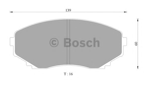 BOSCH 0 986 505 941 Тормозные колодки 