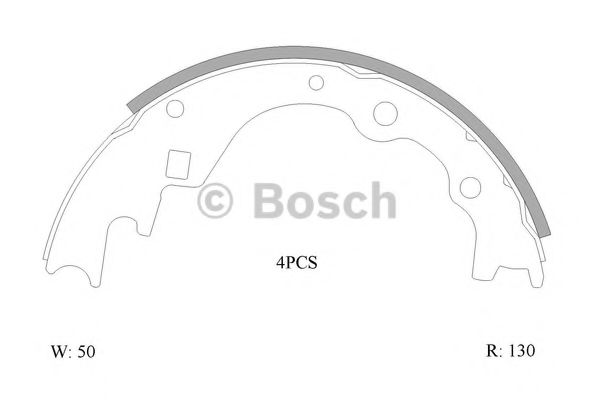 BOSCH 0 986 AB0 140 Тормозные колодоки задний мост для MAZDA E-SERIE (Мазда Э-сэриэ) BOSCH 0 986 AB0 140 Тормозные колодоки задний мост для MAZDA E-SERIE (Мазда Э-сэриэ)