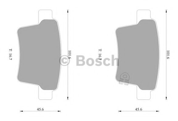 BOSCH 0 986 AB1 001 Тормозные колодки для PROTON SATRIA NEO (Протон Сатриа нэо) BOSCH 0 986 AB1 001 Тормозные колодки для PROTON SATRIA NEO (Протон Сатриа нэо)