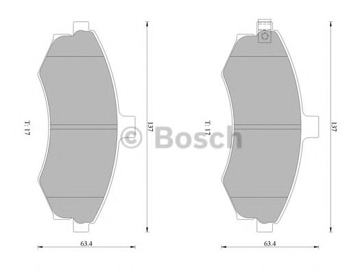 BOSCH 0 986 AB1 023 Тормозные колодки для HYUNDAI FLUIDIC ELANTRA (Хендай Флуидиc элантра) BOSCH 0 986 AB1 023 Тормозные колодки для HYUNDAI FLUIDIC ELANTRA (Хендай Флуидиc элантра)
