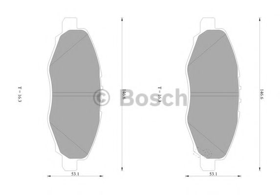 BOSCH 0 986 AB1 405 Тормозные колодки передний мост для TOYOTA INNOVA (Тойота/тоета Инноvа) BOSCH 0 986 AB1 405 Тормозные колодки передний мост для TOYOTA INNOVA (Тойота/тоета Инноvа)