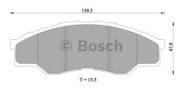 BOSCH 0 986 AB1 414 Тормозные колодки передний мост для TOYOTA INNOVA (Тойота/тоета Инноvа) BOSCH 0 986 AB1 414 Тормозные колодки передний мост для TOYOTA INNOVA (Тойота/тоета Инноvа)