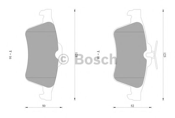 BOSCH 0 986 AB1 445 Тормозные колодки для CITROËN C5 III (CитроËн С5 3) BOSCH 0 986 AB1 445 Тормозные колодки для CITROËN C5 III (CитроËн С5 3)