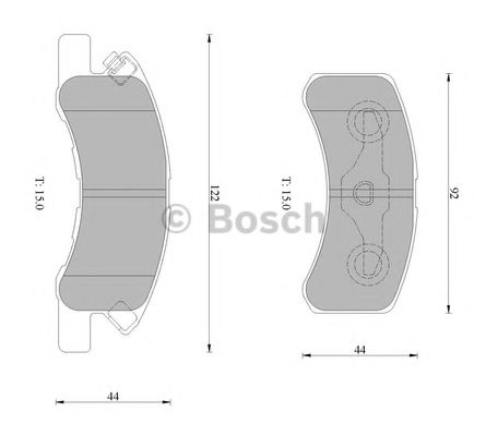 BOSCH 0 986 AB1 467 Тормозные колодки передний мост для MITSUBISHI MINICA (Митсубиши/митсубиси Миниcа) BOSCH 0 986 AB1 467 Тормозные колодки передний мост для MITSUBISHI MINICA (Митсубиши/митсубиси Миниcа)