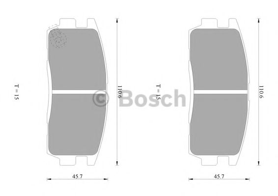 BOSCH 0 986 AB1 470 Тормозные колодки для CHEVROLET CAPTIVA (Шевроле Каптива) BOSCH 0 986 AB1 470 Тормозные колодки для CHEVROLET CAPTIVA (Шевроле Каптива)