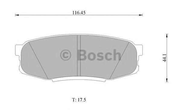 BOSCH 0 986 AB1 494 Тормозные колодки для TOYOTA (FAW) LAND CRUISER 200 (Тойота/тоета (фав) Ленд крузер 200) BOSCH 0 986 AB1 494 Тормозные колодки для TOYOTA (FAW) LAND CRUISER 200 (Тойота/тоета (фав) Ленд крузер 200)
