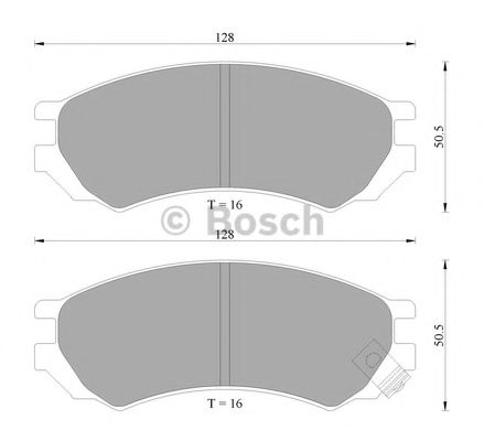 BOSCH 0 986 AB2 017 Тормозные колодки передний мост для NISSAN PRIMERA (Ниссан Примера) BOSCH 0 986 AB2 017 Тормозные колодки передний мост для NISSAN PRIMERA (Ниссан Примера)