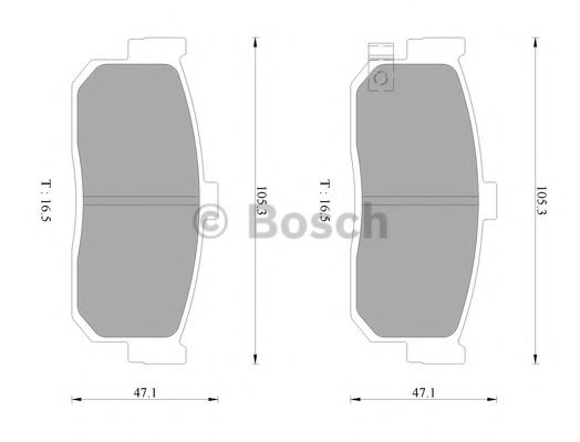 BOSCH 0 986 AB2 078 Тормозные колодки задний мост для NISSAN SUNNY IV (Ниссан Суннъ иv) BOSCH 0 986 AB2 078 Тормозные колодки задний мост для NISSAN SUNNY IV (Ниссан Суннъ иv)