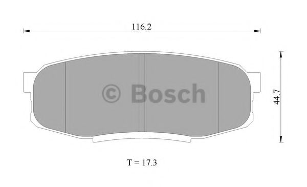 BOSCH 0 986 AB2 276 Тормозные колодки для TOYOTA (FAW) LAND CRUISER 200 (Тойота/тоета (фав) Ленд крузер 200) BOSCH 0 986 AB2 276 Тормозные колодки для TOYOTA (FAW) LAND CRUISER 200 (Тойота/тоета (фав) Ленд крузер 200)