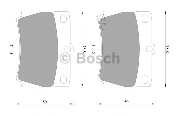 BOSCH 0 986 AB2 331 Тормозные колодки для MITSUBISHI CHALLENGER (Митсубиши/митсубиси Чаллэнгэр) BOSCH 0 986 AB2 331 Тормозные колодки для MITSUBISHI CHALLENGER (Митсубиши/митсубиси Чаллэнгэр)