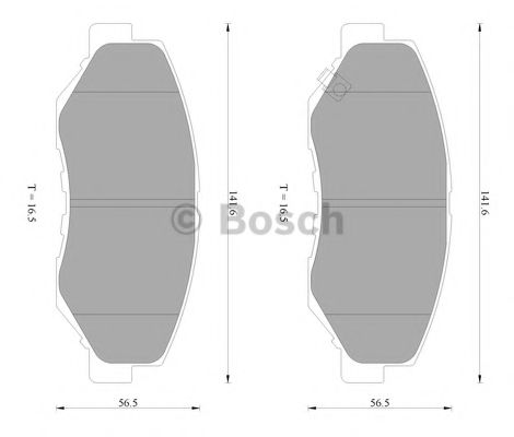 BOSCH 0 986 AB2 385 Тормозные колодки для HONDA MDX (Хонда Мдх) BOSCH 0 986 AB2 385 Тормозные колодки для HONDA MDX (Хонда Мдх)